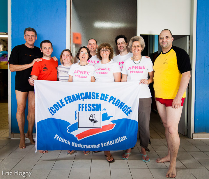 Compétition apnée, Mouscron 9 juin 2013